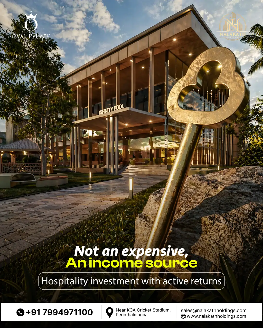Passive Income Source - Oval Palace