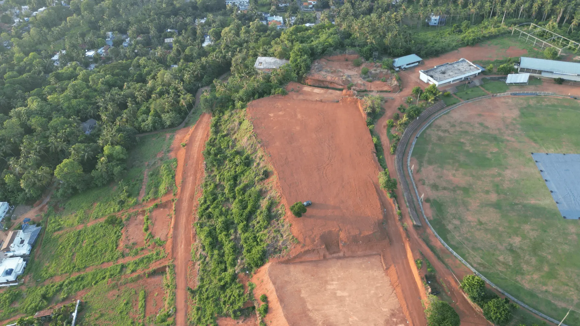 Oval Palace Project Site — Aerial View